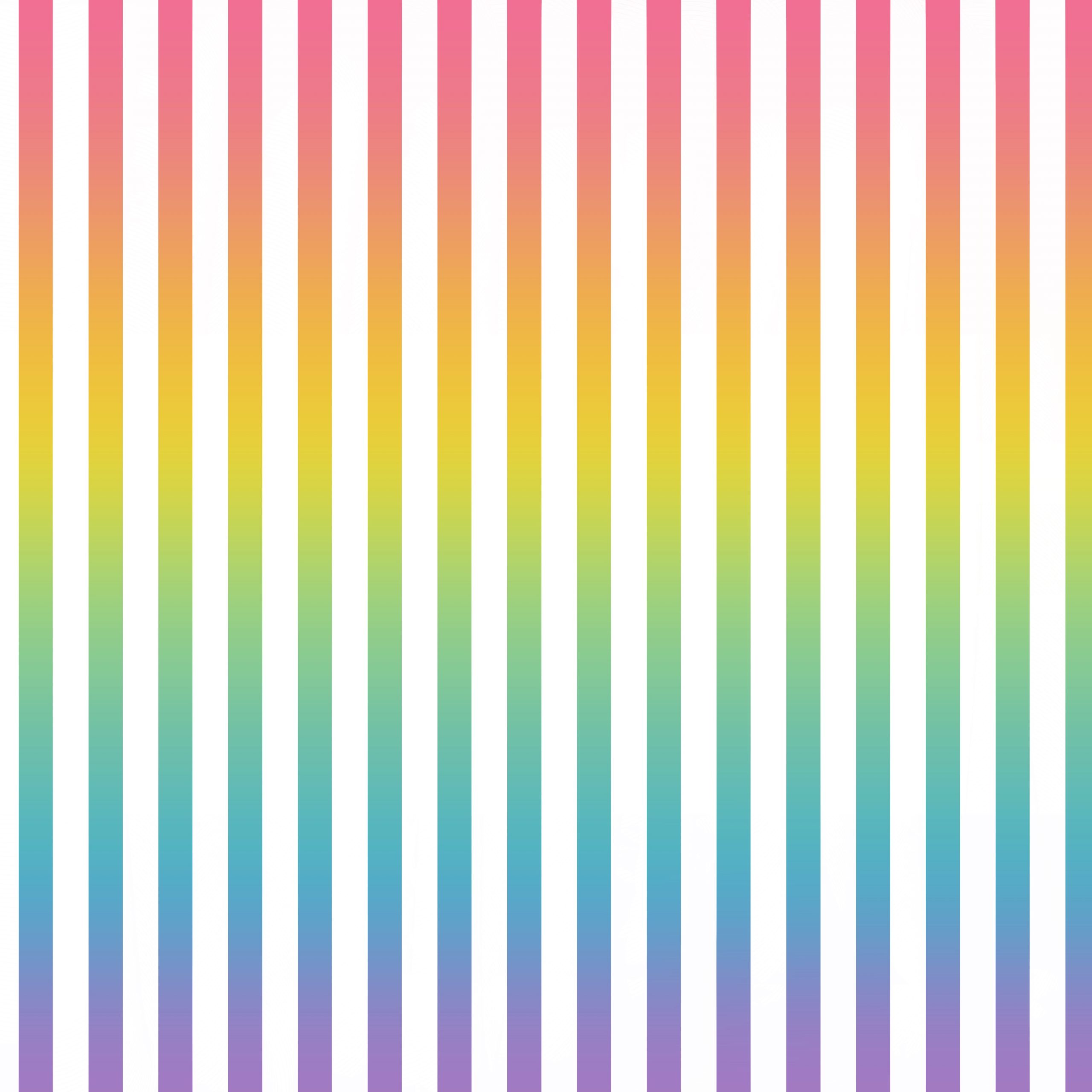 Papel scrapbook de líneas de colores en degradado arcoiris